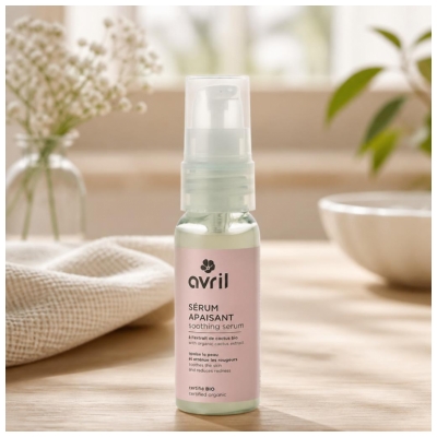 Avril Sérum Apaisant à l'Extrait de Cactus Bio 30 ml