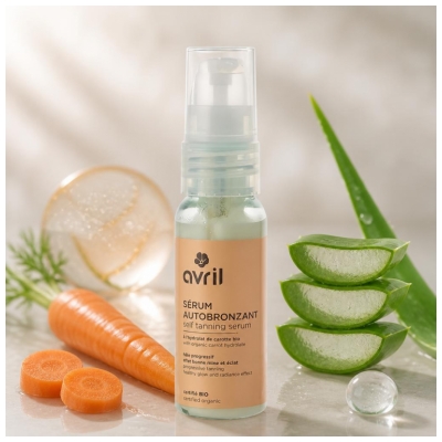 Avril Sérum Autobronzant à l'Hydrolat de Carotte Bio 30 ml 