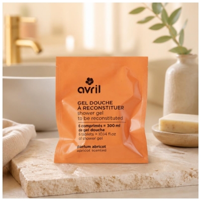 Avril Gel Douche à Reconstituer 6 Comprimés Bio 300 ml