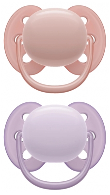 Avent Ultra Soft 2 Sucettes 0-6M
