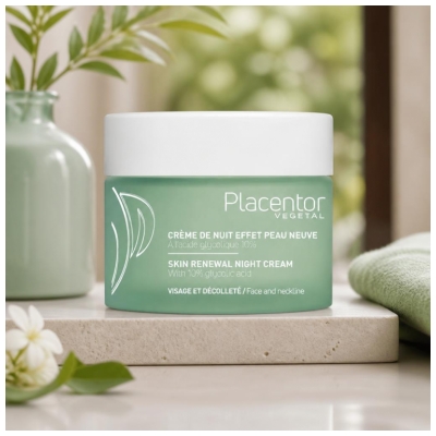 Placentor Végétal Crème de Nuit Visage et Décolleté 50 ml