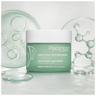 Placentor Végétal Crème de Nuit Visage et Décolleté 50 ml