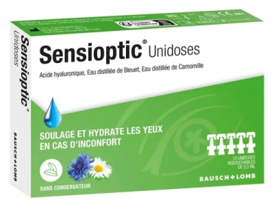 Bausch + Lomb Sensioptic Unidoses 10 Unités