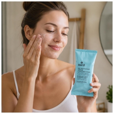 Avril Gel Nettoyant Visage à Reconstituer 3 Comprimés 15 g