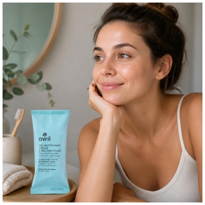 Avril Gel Nettoyant Visage à Reconstituer 3 Comprimés 15 g