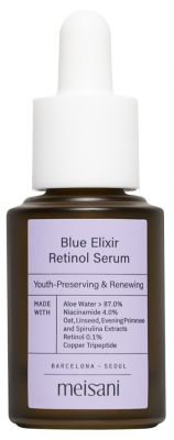 Meisani Blue Elixir Sérum Rétinol Anti-Âge Rénovateur 15 ml