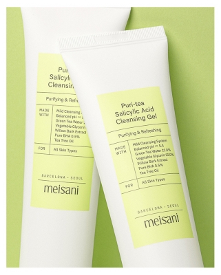 Meisani Puri-Tea Salicylic Acid Gel Nettoyant Purifiant 150 ml
