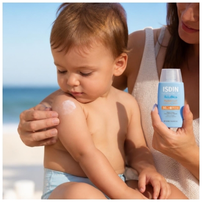 Isdin Fotoprotector Pediatrics Fusion Fluid Minéral Baby Visage et Corps SPF50 50 ml