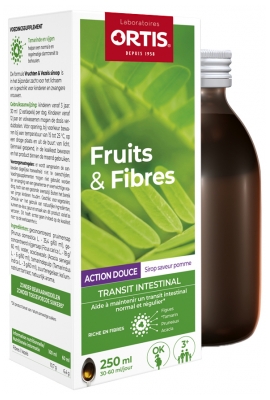 Ortis Fruits&fibres Action Douce Sirop 250 ml