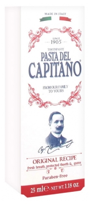 Pasta Del Capitano Dentifrice - Recette Originale 25 ml
