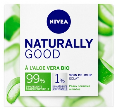 Nivea Naturally Good Crème Visage Jour Éclat Aloe Vera 50 ml