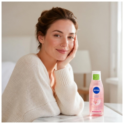 Nivea Lotion Tonique Douceur Amande Douce Peaux Sèches et Sensibles 200 ml
