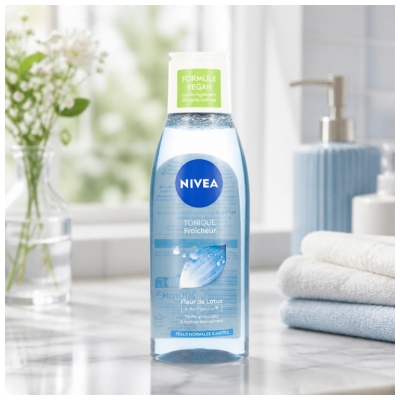 Nivea Lotion Tonique Fraîcheur Fleur de Lotus Peaux Normales et Mixtes 200 ml