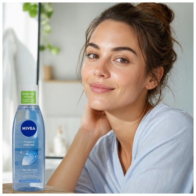 Nivea Lotion Tonique Fraîcheur Fleur de Lotus Peaux Normales et Mixtes 200 ml