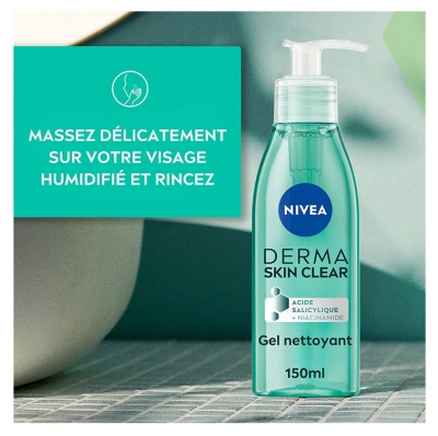 Nivea Derma Skin Clear Gel Nettoyant Visage 150 ml