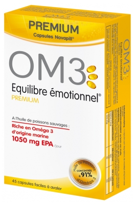 Om3 Équilibre Émotionnel Formule Premium - 45 Capsules