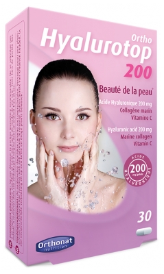 Orthonat Hyalurotop 200 Beauté de la Peau à l'Acide Hyaluronique 30 Gélules
