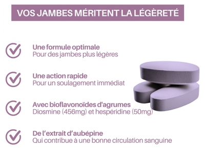 Orthonat Ortho Diosmine 1.9 Circulation Sanguine Action Rapide 30 Comprimés