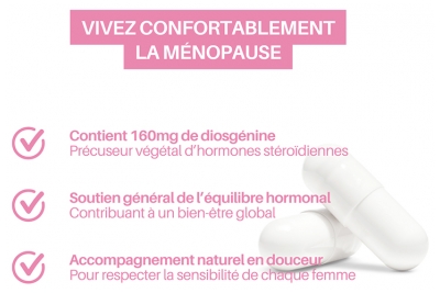 Orthonat Wildyam Yam Sauvage Diosgénine 60 Gélules