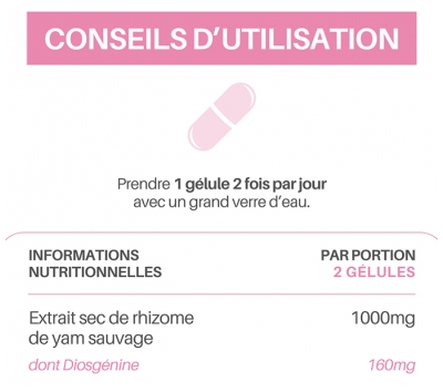 Orthonat Wildyam Yam Sauvage Diosgénine 60 Gélules