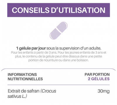 Orthonat Chill'O Max Détente et Relaxation Extrait de Safran 30 Gélules