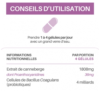Orthonat Floricran Extrait de Canneberge 30 Gélules