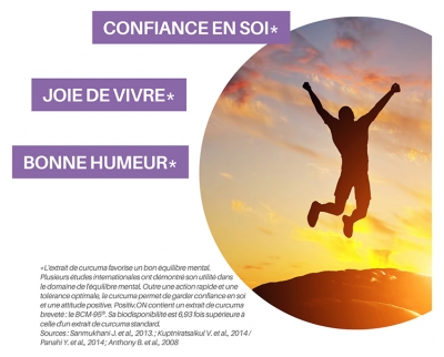Orthonat Positiv.ON DUO Bonne Humeur Extrait de Curcuma 30 Gélules