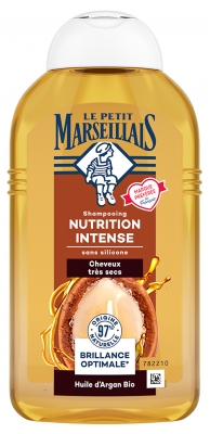 Le Petit Marseillais Shampoing Nutrition Intense à l'Huile d'Argan Bio Cheveux Très Secs 250 ml