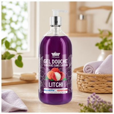 Les Petits Bains de Provence Gel Douche Surgras Litchi 1 L