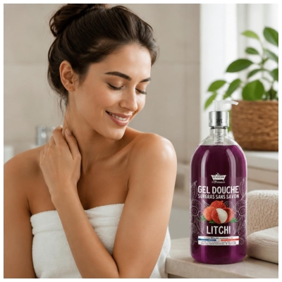 Les Petits Bains de Provence Gel Douche Surgras Litchi 1 L