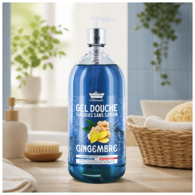 Les Petits Bains de Provence Gel Douche Surgras Gingembre 1 L
