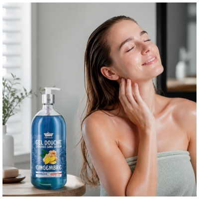 Les Petits Bains de Provence Gel Douche Surgras Gingembre 1 L