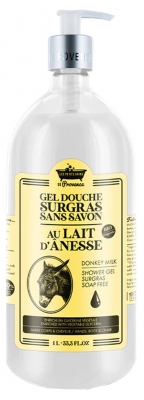 Les Petits Bains de Provence Gel Douche Surgras Lait d'Ânesse 1 L