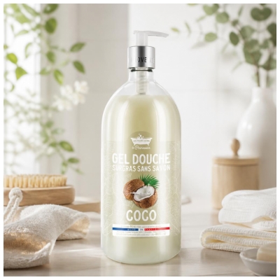 Les Petits Bains de Provence Gel Douche Surgras Coco 1 L