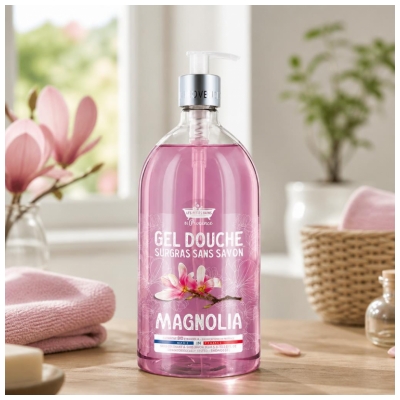 Les Petits Bains de Provence Gel Douche Surgras Magnolia 1 L