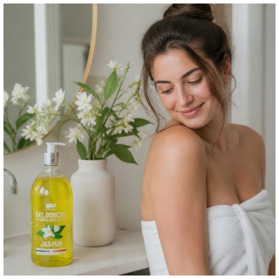 Les Petits Bains de Provence Gel Douche Surgras Jasmin 1 L