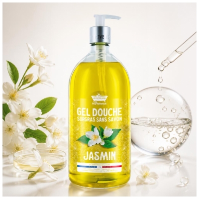 Les Petits Bains de Provence Gel Douche Surgras Jasmin 1 L