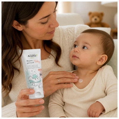 Le Comptoir Aroma Baume Pectoral Bébé Bio Des la Naissance 50 ml