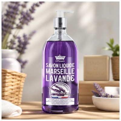 Les Petits Bains de Provence Savon Liquide Lavande 1 L