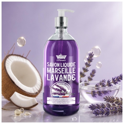 Les Petits Bains de Provence Savon Liquide Lavande 1 L