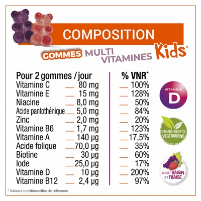Vitascorbol Kids Multivitamines 45 Unités