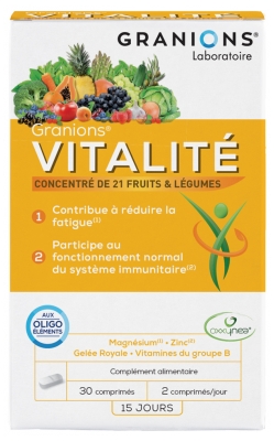 Granions ? Vitalité
30 Comprimés