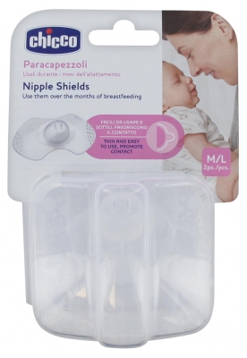 Chicco Protège-Mamelons en Silicone - S/m - X2