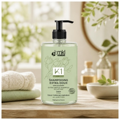 MKL Green Nature Shampoing Extra Doux Tout Type de Cheveux Bio 750 ML