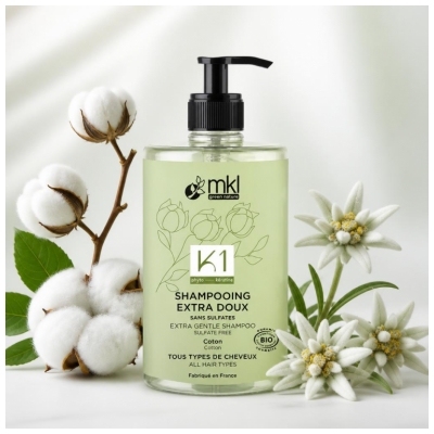 MKL Green Nature Shampoing Extra Doux Tout Type de Cheveux Bio 750 ML