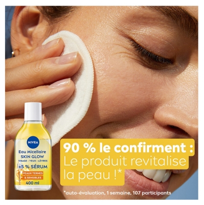 Nivea Eau Micellaire Biphasée Skin Glow 400 ml