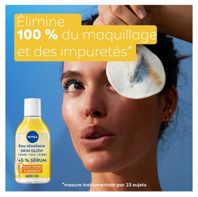Nivea Eau Micellaire Biphasée Skin Glow 400 ml