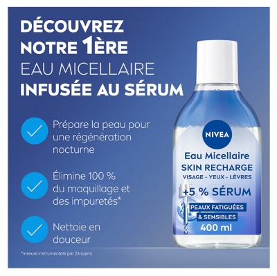 Nivea Eau Micellaire Skin Recharge Visage 400 ML