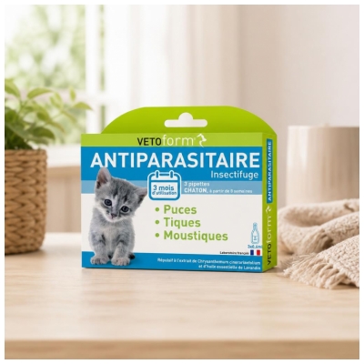 Vetoform Antiparasitaire Chaton 3 Unités