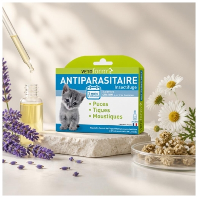 Vetoform Antiparasitaire Chaton 3 Unités